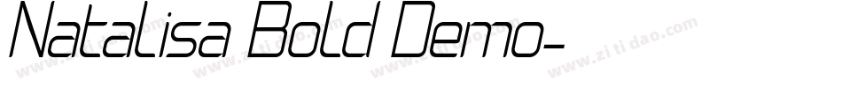 Natalisa Bold Demo字体转换